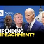 Republicans DOUBLE UP on impeachment; Leno pauses POLITICS; Congressman wants UFO TRANSPARENCY