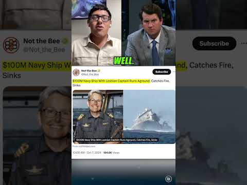 DEI WIN! Lesbian Navy Captain Crashed $100 Million Ship