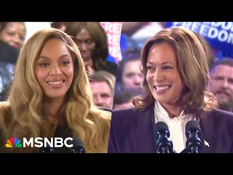 'We are at the precipice of an incredible shift': Beyoncé joins VP Harris at Houston rally