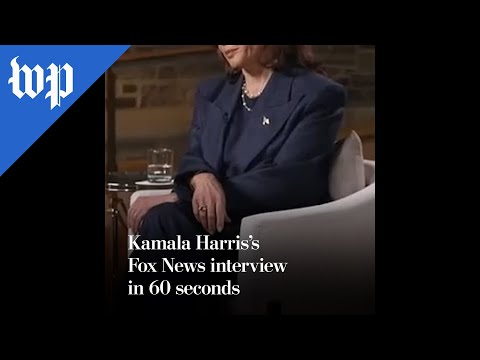 Kamala Harris’s Fox News interview in 60 seconds