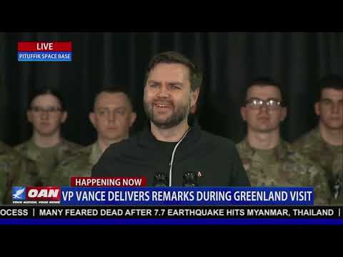 VP Vance Delivers Remarks During Greenland Visit