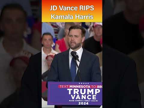 JD Vance DESTROYS Kamala Harris