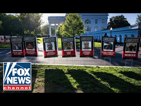 'Murderers row': White House lawn gets dramatic makeover