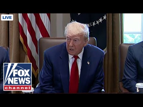 President Donald Trump delivers remarks on investing in America at the White House