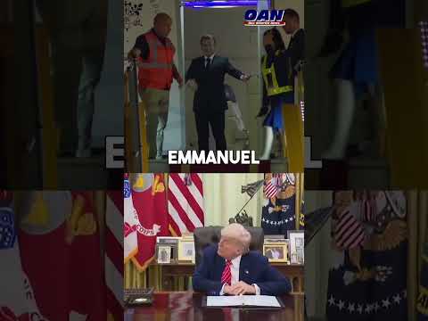 Trump Offers Macron Marital Advice After Viral Slap Clip. #news #france #macron #whitehouse #OAN