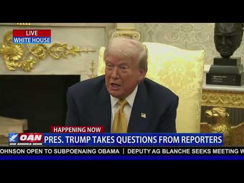 President Trump Takes Questions from Reporters