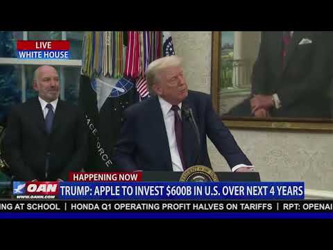 President Trump Announces $100 Billion Apple Investment