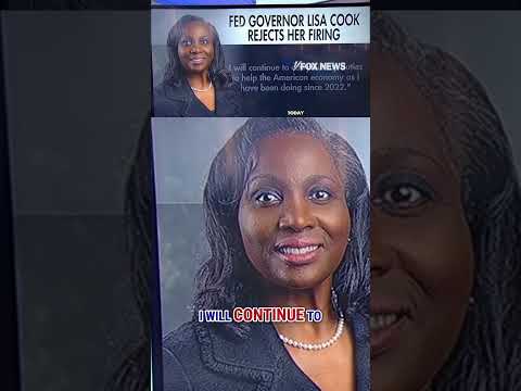 'I WILL NOT RESIGN': Fed governor REJECTS Trump's firing #shorts