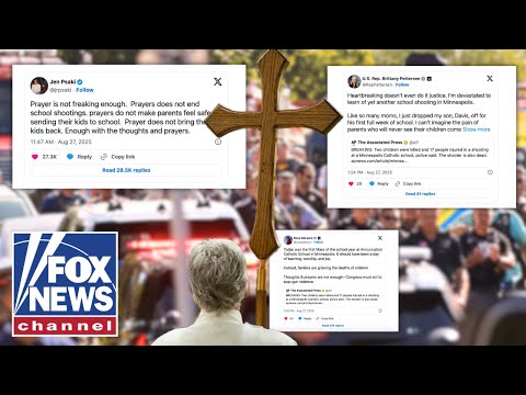 'F— off' with 'thoughts and prayers': Left erupts after Catholic school tragedy
