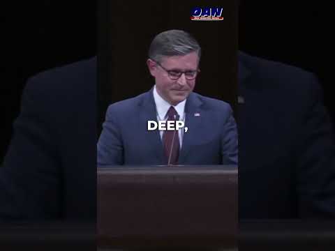 It’s as if a dark shadow were cast over our country.— Speaker Mike Johnson