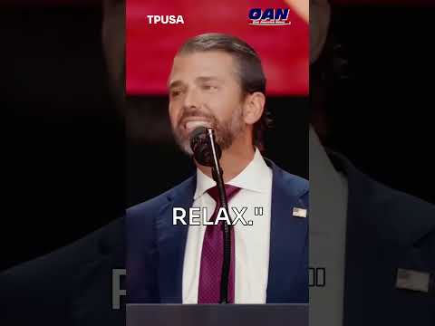 Donald Trump Jr. Speaking at Charlie Kirk's Memorial