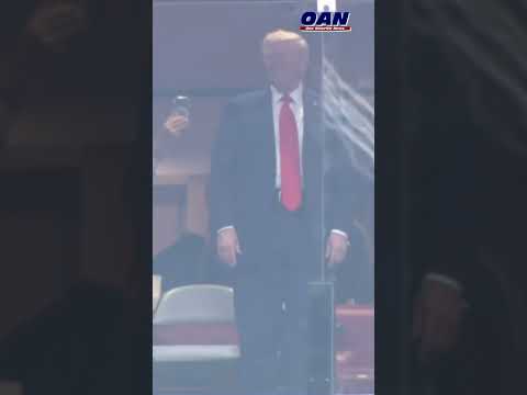 President Trump attends Charlie Kirk’s memorial service in Glendale, Arizona with family and friends