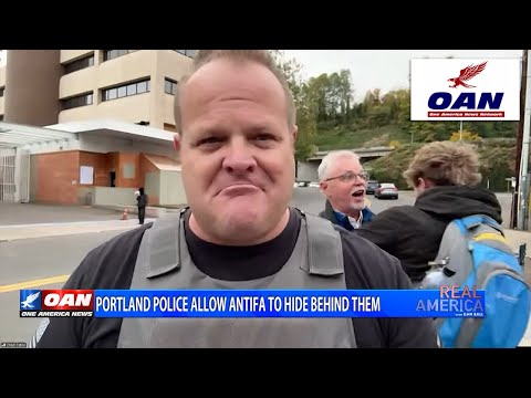 Are Antifa Running Portland Police? Inside the ICE Facility Chaos with Chad Caton on Real America
