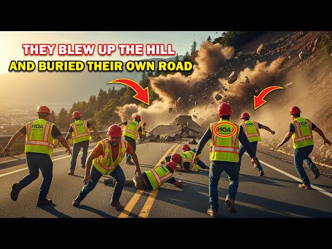 HOA Board Dynamited the Hill Beside My Cabin — But Froze When the Landslide Buried Their Road