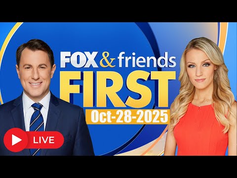[LIVE] Fox & Friends First Oct 28, 2025 | FOX NEWS LIVE 10/28/2025