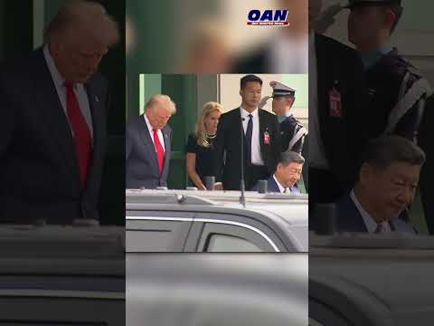 President Trump shakes hands with Chinese President Xi following their meeting in South Korea.