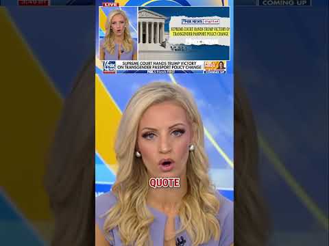 Supreme Court delivers Trump victory on transgender passport policy change #foxnews #transgender