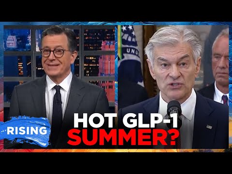 Colbert MOCKS Oz For Trump Admin GLP-1 Deal Weight Loss PROJECTIONS | RISING