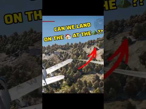 LANDING on the HOUSE at the HILL to enjoy the view!!! #landingchallenge