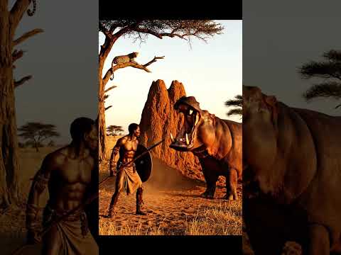 Jengo the Hill Sentinel vs a leopard resting in a tree on the African Savanna