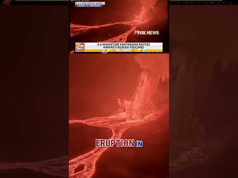 Earthquake RATTLES Hawaii's Kilauea volcano #foxnews #news #us #fox
