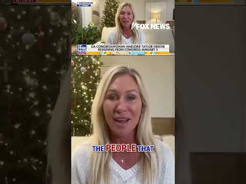 'CAST ASIDE': Marjorie Taylor Greene RESIGNS amid Trump feud #foxnews #news #us #fox