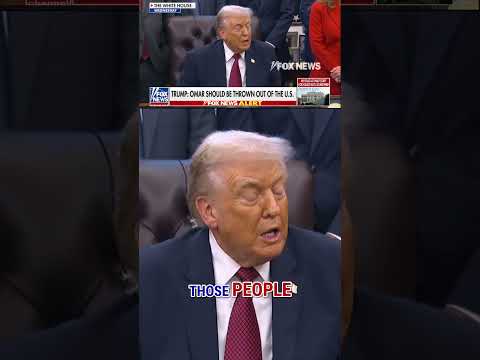 Ilhan Omar should be THROWN OUT of US, Trump says #foxnews #news #us #fox