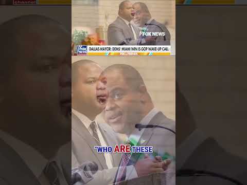 'WAKE UP CALL': Dallas mayor says Republicans have work to do #foxnews #news #us #fox