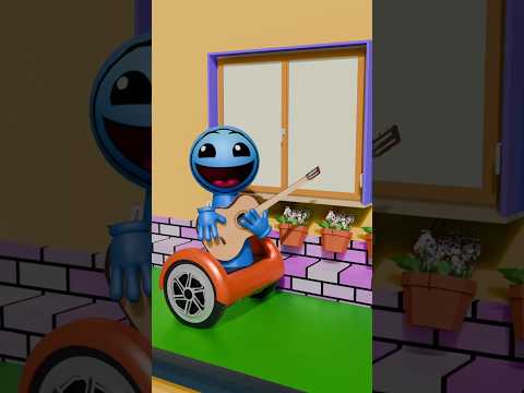 Geometry Dash Water on the hill skateboard ride