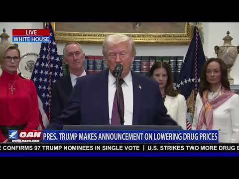 President Trump Makes Announcement On Lowering Drug Prices