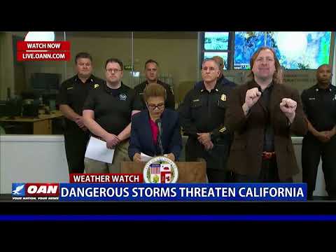Dangerous Storms Threaten California