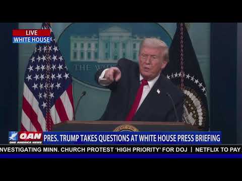LIVE: President Trump Speaks at White House Press Briefing