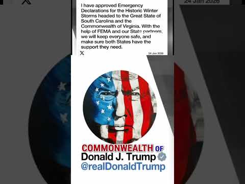 Trump issues EMERGENCY DECLARATION ahead of winter storm #foxnews #news #us #fox