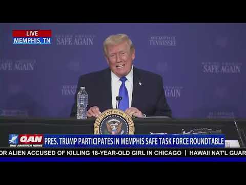 LIVE: President Trump Participates in the Memphis Safe Task Force Roundtable