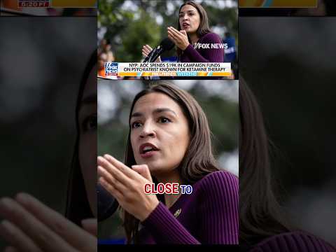 AOC MOCKED for spending thousands on psychiatrist tied to ketamine therapy #foxnews #news #shorts