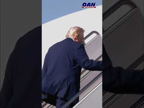 President Trump boards Air Force One on his way to Charlottesville, Virginia