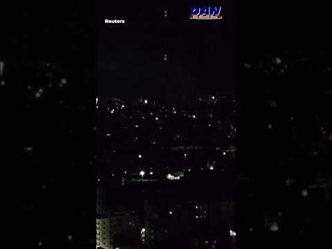 Outgoing projectiles seen in southern Beirut