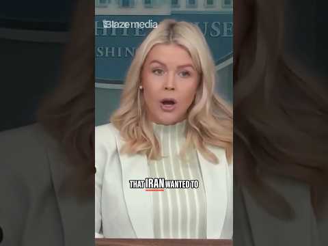 Karoline's WARNING to Iran on Military Strikes