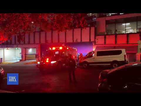 BREAKING: EMS scene after reports of shots fired at the WHCD, Trump evacuated