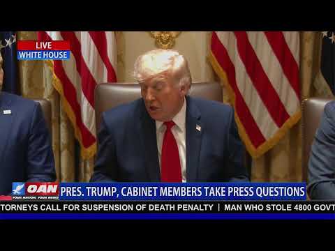 LIVE: PRESIDENT TRUMP HOLDS CABINET MEETING AT WH