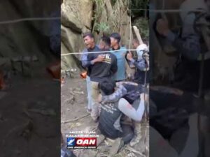 Five people who had been trapped inside a cave in Laos for about a week were found alive and rescued