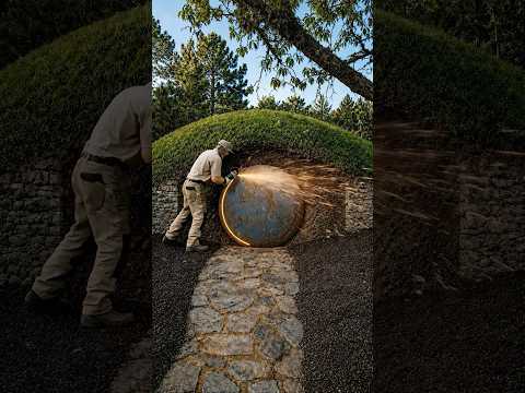 Modern Hobbit House Built Into the Hill