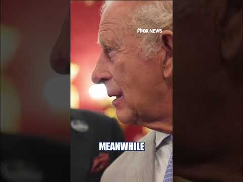 King Charles fanned by aide during HEAT WAVE #foxnews #news #us #fox