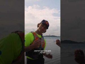 Man on the water with Craig McMorris and Andrew Hill
