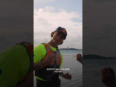 Man on the water with Craig McMorris and Andrew Hill