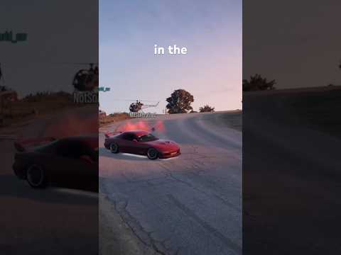 SLIDING THE HILL!!!! #gta #playstation #gtaonline #gaming #funny #gta6 #shorts #giveaway