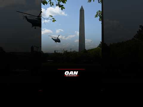 Watch as President Trump boards Marine One