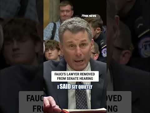 Fauci's lawyer REMOVED from fiery Senate hearing #shorts #us #news #foxnews #usnews #Fauci #covid