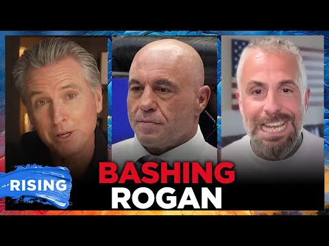 'UTTER CLOWN!': Gavin Newsom, guest BASH JOE ROGAN | RISING