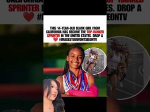 She Became America’s Top-Ranked 100M Sprinter at Just 14 Years Old 🏃🏾‍♀️🔥